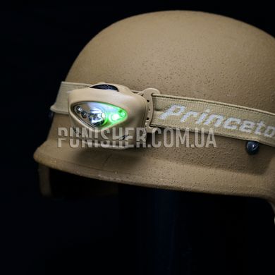 Princeton Tec Vizz Tactical MPLS 420 lumen Headlamp, Multicam, Headlamp, Helmet headlight, Battery, Blue, Green, White, IR, Red, 420