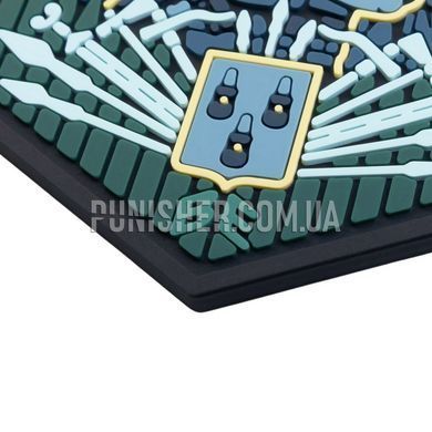 Нашивка Brand Element Суми PVC, Зелений, ПВХ, Ні