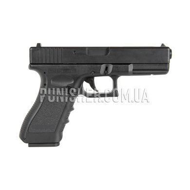 Пістолет Cyma Glock 17 CM030S MOSFET Electric Pistol, Чорний, Glock, AEP, Немає