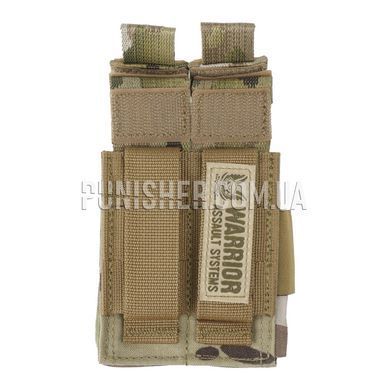 Подсумок WAS Direct Action под два пистолетных магазина, Multicam, 2, Molle, Glock, Форт 12, Форт 14, MOLLE/PALS, 9mm, Cordura 500D