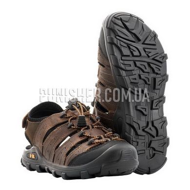M-Tac Brown Leather Sandals, Brown, 43 (UA)