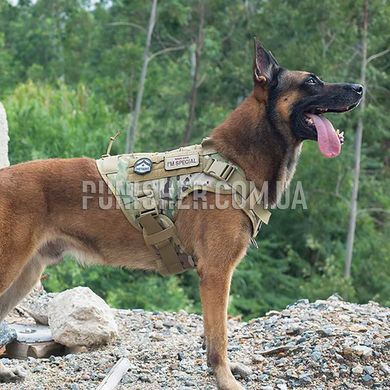 Шлея-жилет OneTigris Fire Watcher Dog Harness 2.0 для собак, Multicam, Large