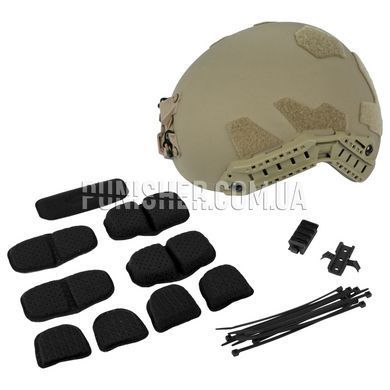Ops-Core FAST XP High Cut Helmet, Tan, Large