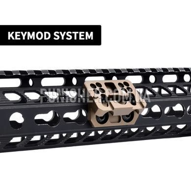 Збройовий ліхтар WADSN KIJI K1 із кріпленням Thorntail 6 (KeyMod & M-Lok), DE, Білий, Ліхтар