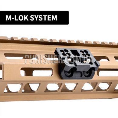 Збройовий ліхтар WADSN KIJI K1 із кріпленням Thorntail 6 (KeyMod & M-Lok), DE, Білий, Ліхтар