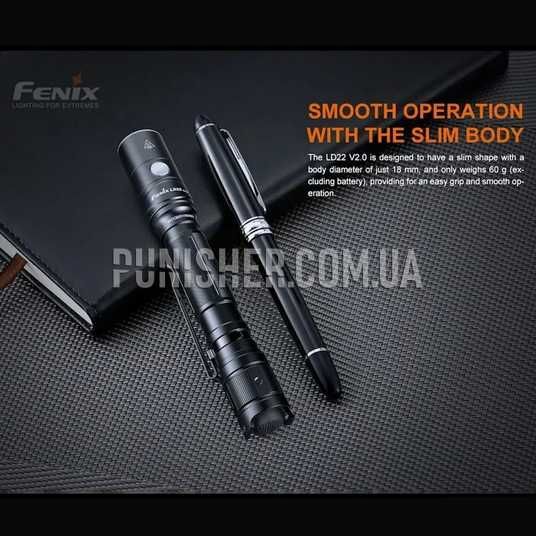 Fenix LD22 V2.0 Flashlight Black buy with international delivery