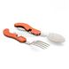 M-tac Outdoor Compact Foldable Spoon Knife Fork 3 in 1 Utensil Set 2000000010908 photo 7