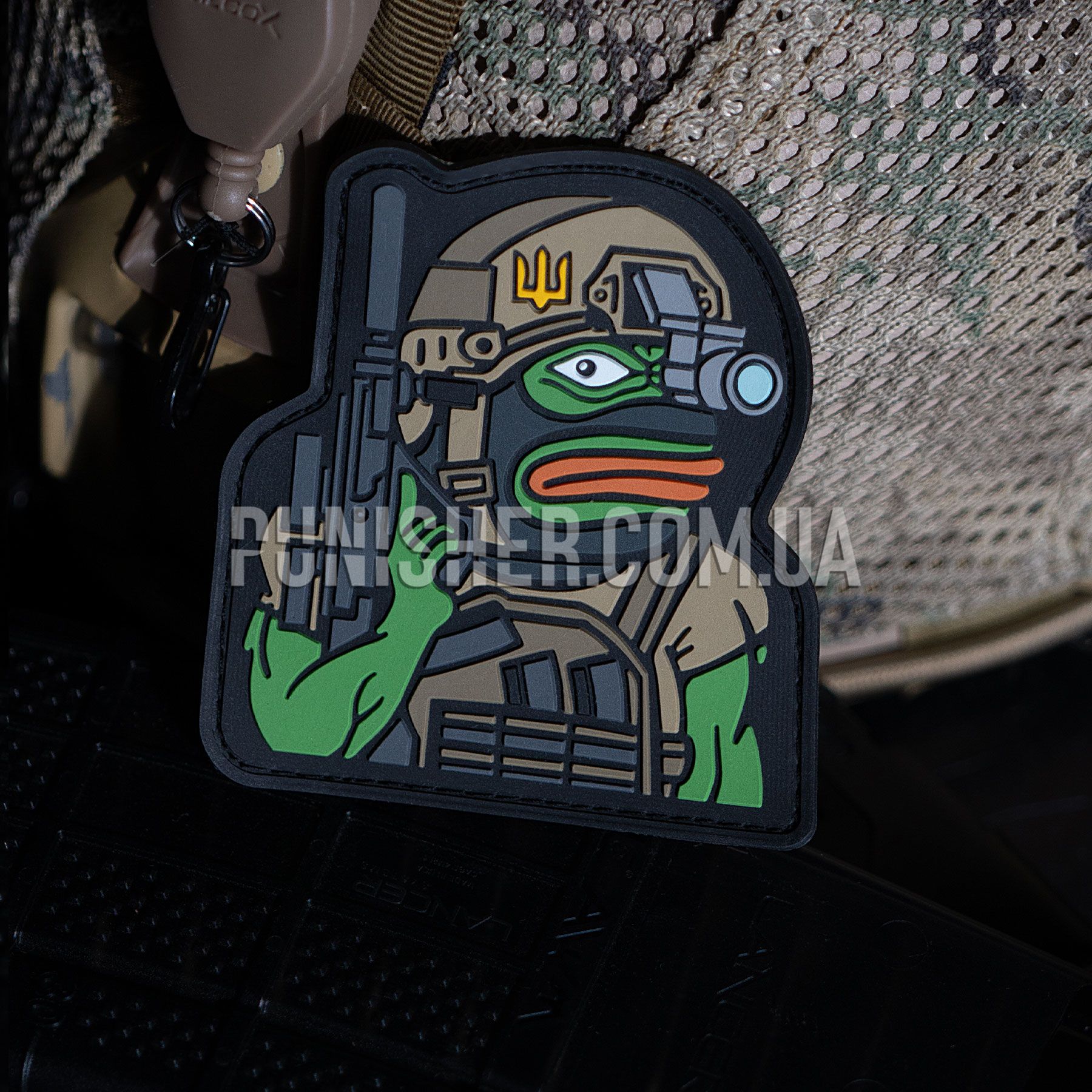 Ukrpatcher Pepe Tactical Patch PVC Green buy with international ...