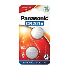 Panasonic Litium Power CR2016, 3V Battery, Grey, CR2016
