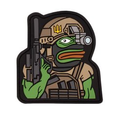 Ukrpatcher Pepe Tactical Patch PVC, Green, PVC