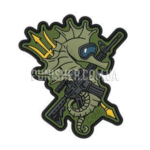 Нашивка M-Tac Морський коник PVC, Olive, ПВХ, Ні