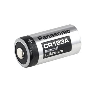 Батарейка Panasonic Lithium CR123A 3V, Черный, CR123A