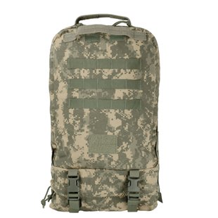 Рюкзак медичний TSSI M-9 Assault Medical Backpack ACU з наповненням, ACU, Апарат швл, Бандаж, Бинт гемостатичний, Бинт еластичний, Бинт марлевий, Комплект для катетеризації, Медичні ножиці, Скальпель, Термоковдра, Турнікет, Шина, Щиток для очей