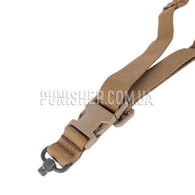Blue Force Gear UDC Padded Bungee Single Point Sling, Coyote Brown, Rifle sling, 1-Point