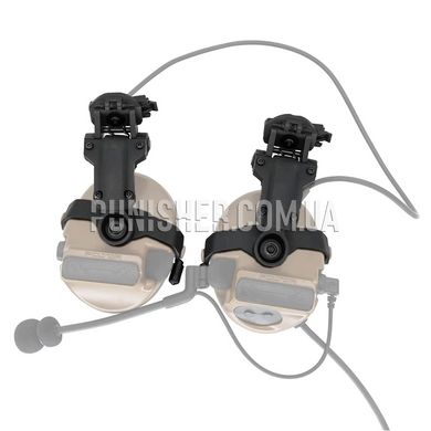 ACM ARC Helmet Rail Adapter for Peltor Comtac II/III, Black, Headset, Peltor, Helmet adapters