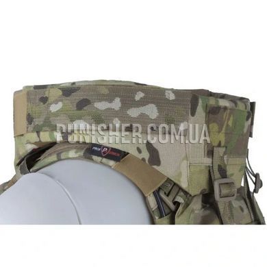 Балістичний захист шиї ProfArmor для жилету AVS &mdash; Клас NIJ IIIA, Multicam, Захист шиї, Dyneema(Дайнема), Надвисокомолекулярний поліетилен, NIJ IIIA