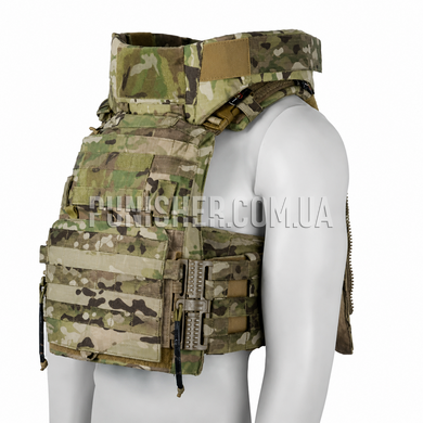 Балістичний захист шиї ProfArmor для жилету AVS &mdash; Клас NIJ IIIA, Multicam, Захист шиї, Dyneema(Дайнема), Надвисокомолекулярний поліетилен, NIJ IIIA