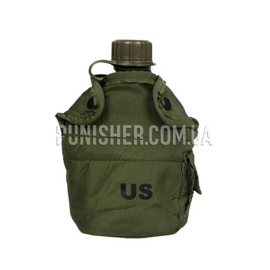 US Military Army 1 Qt Canteen with cup, Olive, Canteen
