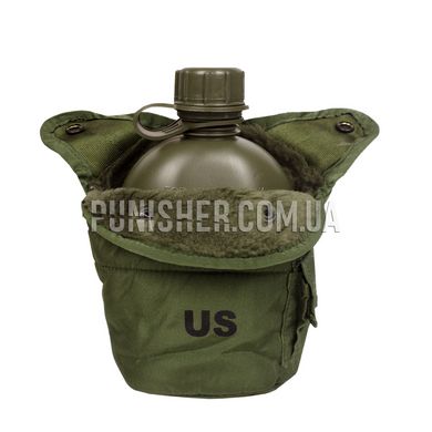 US Military Army 1 Qt Canteen with cup, Olive, Canteen