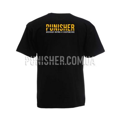 Футболка Punisher, Чорний, Small