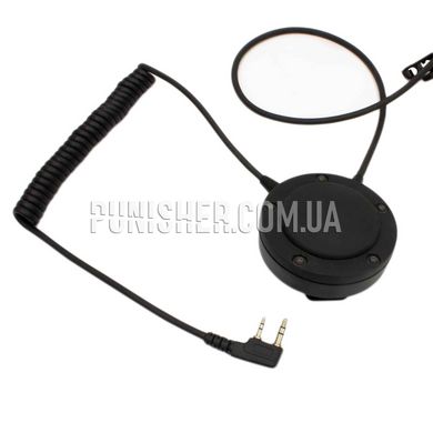 Thales Lightweight MBITR Headset USA for Kenwood, Black