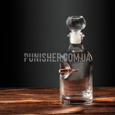 Gun and Fun Water-bottle with "Stuck" Bullet .375, Clear, Посуда из стекла