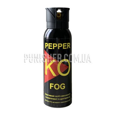 Газовый баллончик Klever Pepper KO Fog, Черный, Аэрозольный, 100ml