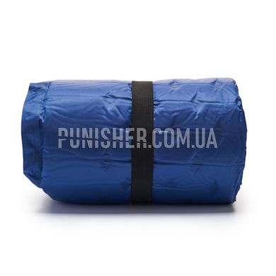 Килимок надувний з подушкою Naturehike NH15Q002-D, 25мм, Синій, Килимок