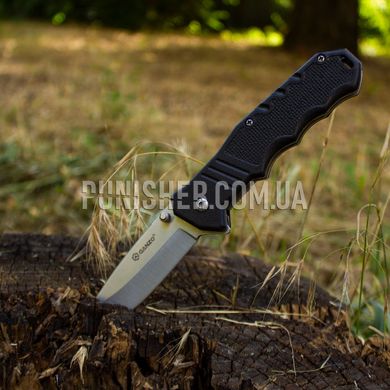 Ganzo G616 Knife, Black, Knife, Folding, Smooth