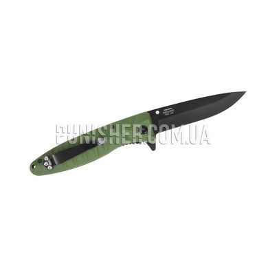 Нож складной Firebird F620 (черный клинок), Зелёный, Нож, Складной, Гладкая