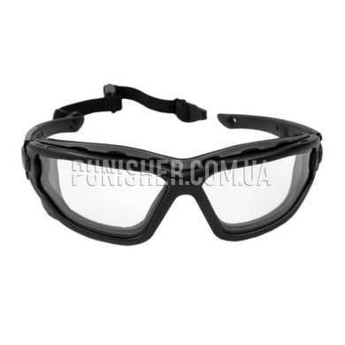 Pyramex I-Force SB7010SDT Safety Glasses, Black, Transparent, Goggles