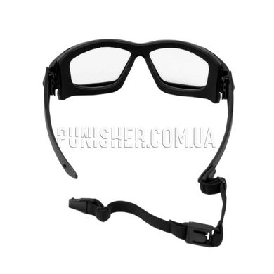 Pyramex I-Force SB7010SDT Safety Glasses, Black, Transparent, Goggles