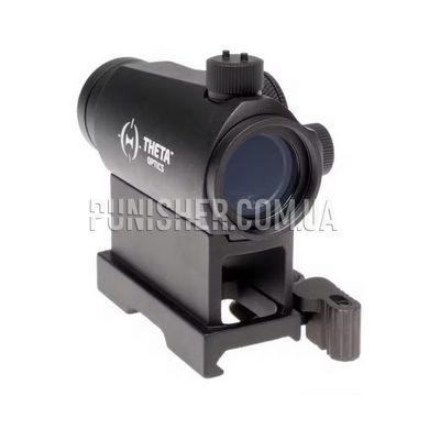 Theta Optics Compact III Reflex Sight Replica with QD mount/low mount, Black, Collimator
