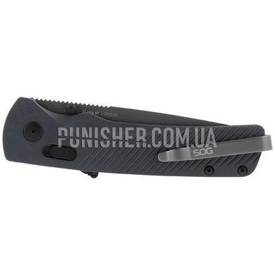 SOG Flash AT - Serrated Folding knife, Dark Grey, Knife, Folding, Half-serreitor