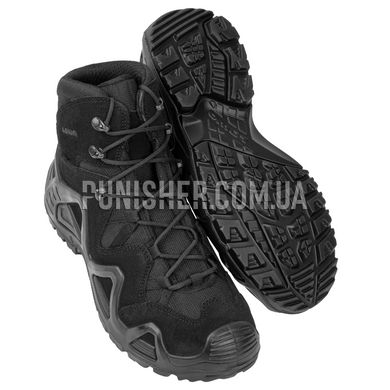 Lowa Zephyr GTX MID TF Tactical Boots, Black, 10.5 R (US), Demi-season