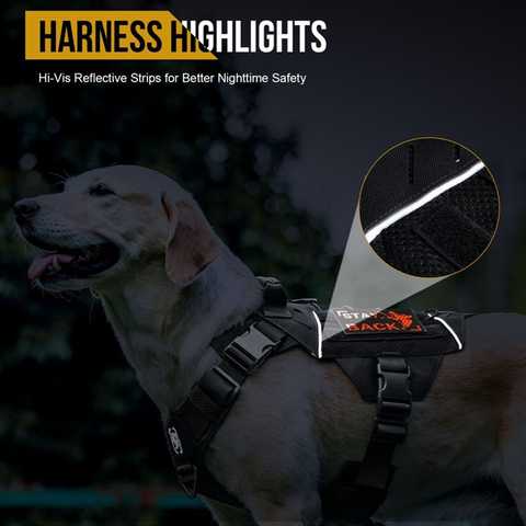 Шлея-жилет OneTigris Dog Gear X Commander Harness для собак Черный купить с  доставкой по Украине