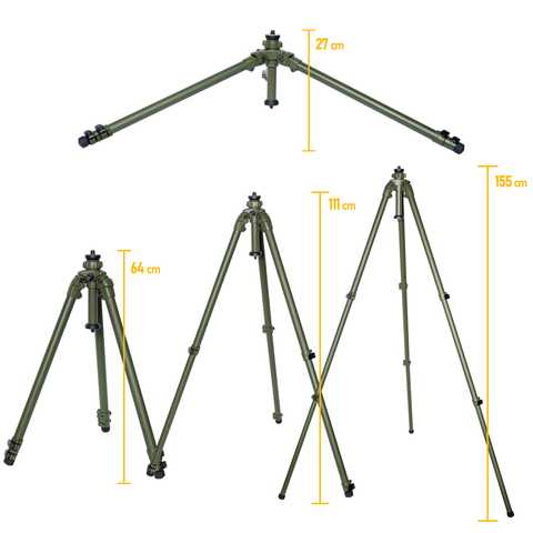 Shadow Tech, LLC PIG0311-G Field Shooting Tripod, OD Green