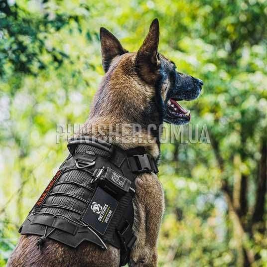 444.dogs専用 Шлея-жилет OneTigris Dog Gear X Commander Harness для собак Черный