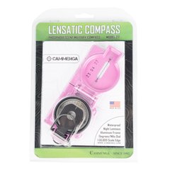 Компас Cammenga U.S. Military Phosphorescent Lensatic Compass Model 27 Блистер, Розовый, Алюминий, Флуоресцентная краска