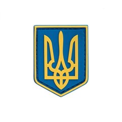 Нашивка M-Tac Герб Украины PVC, Желто-синий, ПВХ