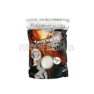 Кулі Rockets Platinum 0,23g 1kg, Білий, Стандартний, Кулі, 0,23