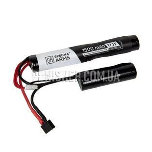 Specna Arms 11.1V 1500mAh Li-Ion 15C/30C Nunchuck (Deans) Battery, Black
