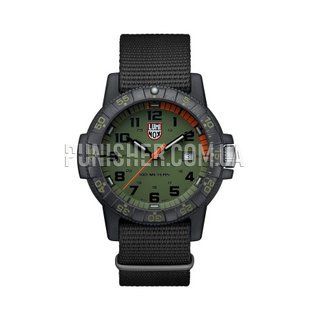 Luminox Leatherback Sea Turtle Giant XS.0337 Watch, Olive/Black, Sports watches