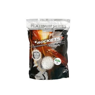 Rockets Platinum 0,23g 1kg BBs, White, Standard, Balls, 0,23