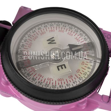 Cammenga U.S. Military Phosphorescent Lensatic Compass Model 27 Blister pack, Pink, Aluminum, Fluorescent paint