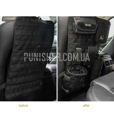 Панель-органайзер OneTigris Ironclad Car Seat MOLLE на автомобильное сидение, Черный, Панель автомобильная