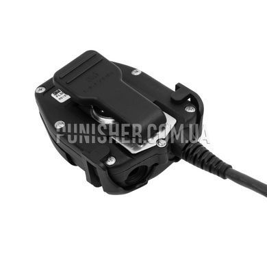 3M Peltor FL5063-02 PTT Button for Motorola Mototrbo Radio for Peltor Headset, Black, Motorola DP4400 (DP4600/DP4800)