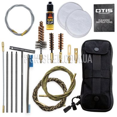 Набір для чищення гвинтівок Otis 7.62/9 mm Defender Series Cleaning Kit, Чорний, 9mm, 7.62mm, Набір для чищення