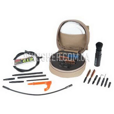 Otis Sniper 5.56/7.62 Military Cleaning System Kit, Coyote Brown, 7.62mm, 5.56, Cleaning kit