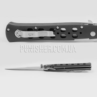 Ніж складаний Cold Steel Ti-Lite 4" Zytel Handle, Чорний, Ніж, Складаний, Гладкий